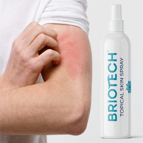 Briotech Topical Skin Spray, Pure Hypochlorous Acid Spray, Face & Body Hocl Mist, Support Irritations, Soothe Redness, Eyelid Eyelash Bumps, Dry Skin & Scalp, Athletic Itch, Toenail Cleanser #TOP3