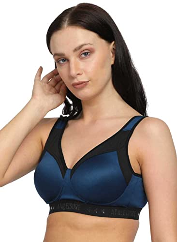 Image of Lovable Women's Polyester Lightly Padded Wire Free Modern Sports Bra