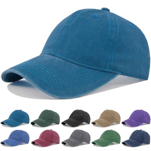 Image of Oversized XL XXL Vintage Washed Baseball Dad Hat Men Women Extra Large Big Head Ball Cap
