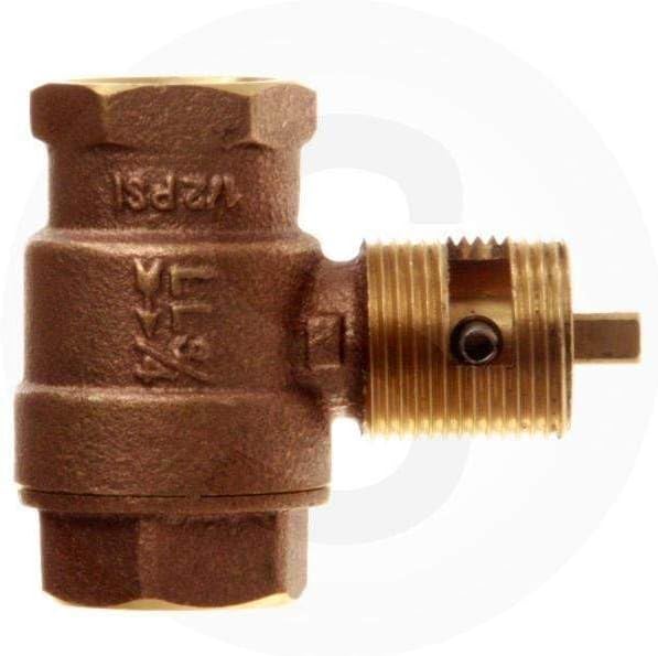 HPC Fire 3/4-Inch Straight Gas Fire Pit Shut Off Valve Kit (MSFB-HC), Flat Black Flange and Key