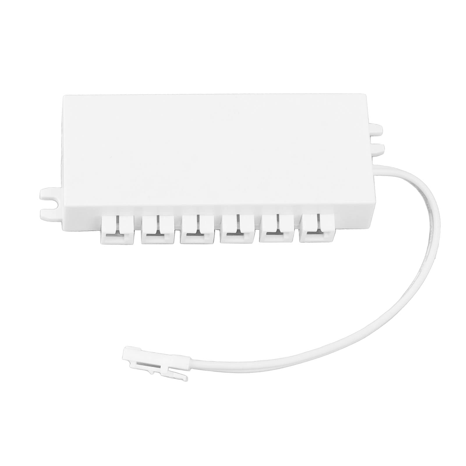 Boîte de Couplage D'alimentation à 6 Voies, Boîte D'extension de Connecteur de Lumière LED, Matériau ABS 5-48 V 48 W pour Répartiteur de Puissance de Lumière LED