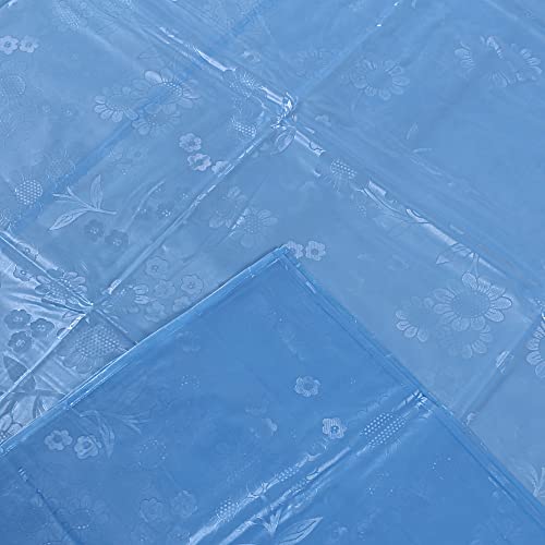 Sharma Clothing Baby Waterproof Double Bed King Size PVC Sheet/Baby-Adult Waterproof Protection Sheet for Mattress (7 5 X 6 5 Feet,Sky Blue King Size)