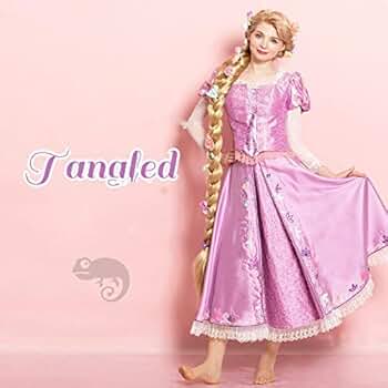 まりも【値下げ】Dハロ ラプンツェル ドレス ウィッグ 衣装 フルセット まりも様専用【値下げ】Dハロ ラプンツェル ドレス ウィッグ