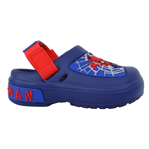 Image of Marvel Spiderman Clogs for Kids, Waterproof Slip On Toddler Clogs