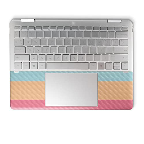 Image of MightySkins Carbon Fiber Skin Compatible with HP Spectre x360 14 inch (2022) Full Wrap Kit - Peaches and Cream | Protective, Durable Textured Carbon Fiber Finish | Easy to Apply | Made in The USA
