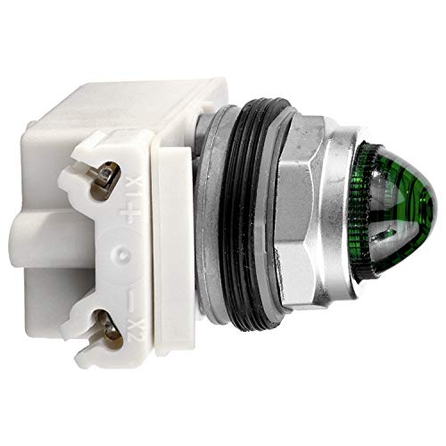 Pil.lum.verde BA9s 240VAC indicateur lumineux de haute précision pour armoire électrique