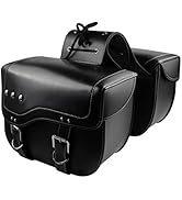 スパイクデザイン黒ボックス型バッグ Amazon | HCmotorku バイク サイドバック 大容量 汎用 サイドボックス