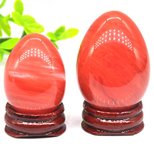Huevo de jaspe brechado pulido para equilibrio de chakras y decoración 8