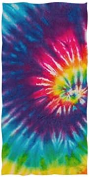 Moyyo Nautical White Anchor Hand Towel Polyester Towel Sweat Towel Soft Lightweight Single-Sided Printing Hand Towel for Sport Gym Bathroom for Adults and Kids-30 x 15 inches