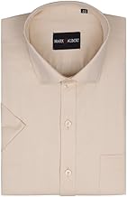 MARK & ALBERT Cotton Half Sleeves Regular Fit Formal Shirt for Men