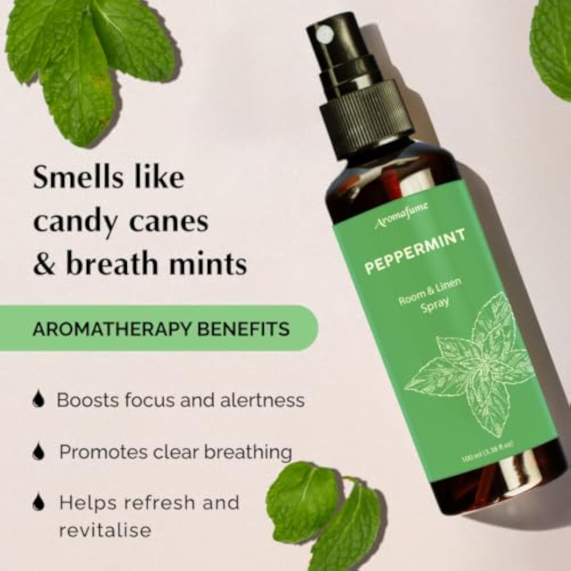 Orange & Peppermint Aromatherapy Mist Bundle, 2x100ml
