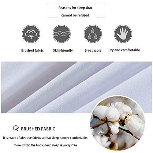 Magcor Twin Mattress Protector Soft Stretch Mattress Cover Cozy Brushed Microfiber Bed Cover Breathable Cooling 300 Thread Count Premium Hotel Fitted Sheet 53"X79" Camel #TOP1