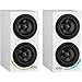 Dayton Audio OPAL1 Bookshelf Speaker Pair (White)