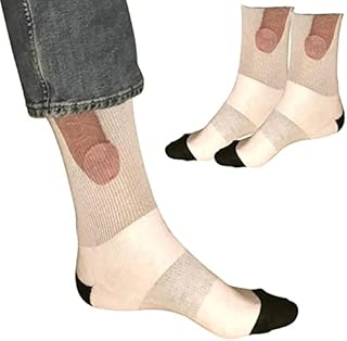 MoneRffi Show off Socks, 2/3/6 Pairs Fun Men and Women Casual Socks, Fashion Funny Pattern Novelty Long Socks Gifts For Men Women