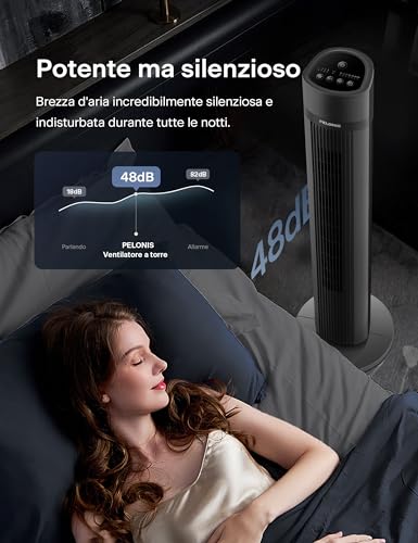 PELONIS Ventilatore a Torre con Telecomando 101CM