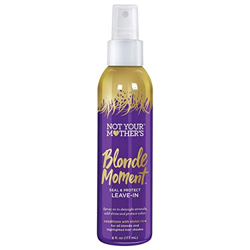 Not Your Mothers Blonde Moment Seal Protect Leave-In 6 Ounce Pump (177ml) (2 Pack)