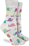Good Luck Sock Women's Snails Socks, Adult, Shoe Size 5-9