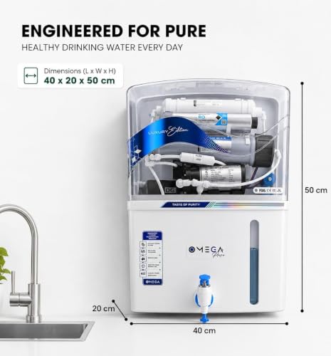 Image of Aqua Water Purifier with RO + UV + UF + TDS Control Copper Filter Technology Purification | 12 Litre | Fully Automatic Function and Best for Home and Office