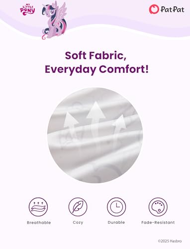 My Little Pony Girls A Line Long Sleeve Skirt Dress Unicorn Graphic Cute Fall Winter Outfit for Baby Toddler Kids 2-6 Years4