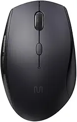 Mouse Sem Fio MS400 DPI Ajustavel 6 Botões e Clique Silencioso Preto Multi - MO381