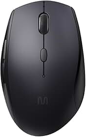 Mouse Sem Fio MS400 DPI Ajustavel 6 Botões e Clique Silencioso Preto Multi - MO381