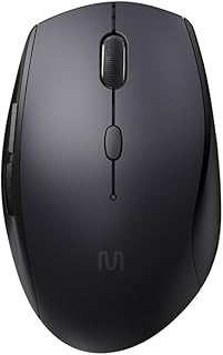 Mouse Sem Fio MS400 DPI Ajustavel 6 Botões e Clique Silencioso Preto Multi - MO381