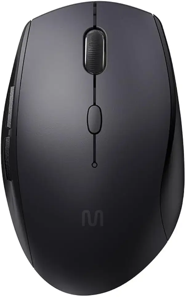 Mouse Sem Fio MS400 DPI Ajustavel 6 Botões e Clique Silencioso Preto Multi - MO381