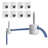 8 Pack Swag Hooks for Ceiling Hanging, Ceiling Hooks for Hanging Lights，Ceiling Hook for Light Fixt