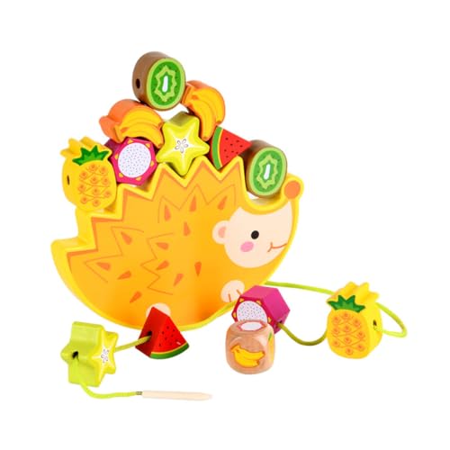 Abaodam 刺?型バランス積み木 知育 形状認識 の集中力向上 パートナーと共有し社会性促進 木製ブロック