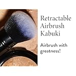 LAURA GELLER NEW YORK Spackle Skin Perfecting Makeup Primer, Hydrate + Airbrush Round Kabuki Brush - Image 4