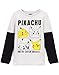 Pokemon T-Shirt Boys Kids Skather Vêtements Gris Pikachu Game Top 5-6 Ans