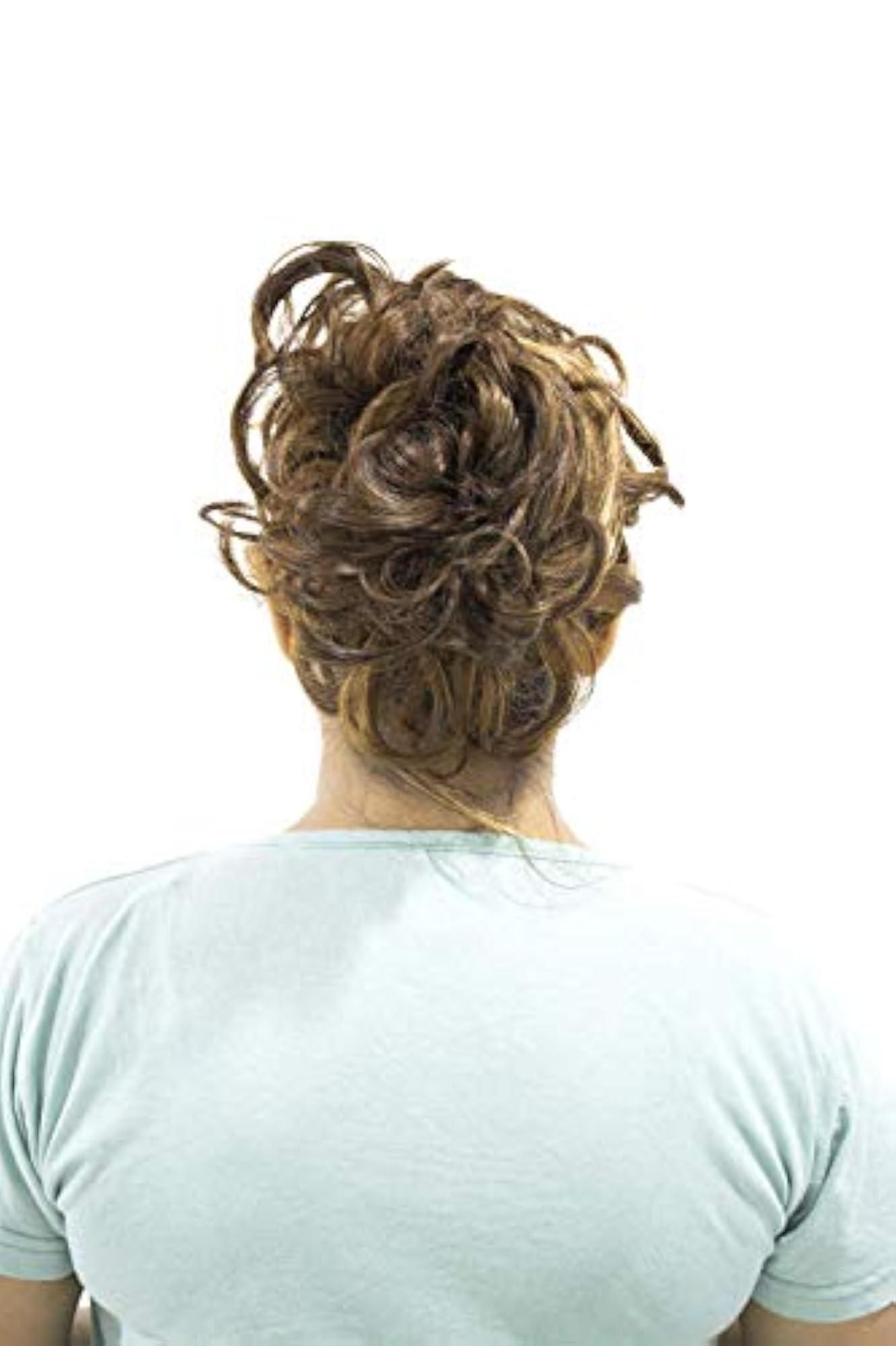 Synthetic Hair Bun Making and Ponytail Making Frill Extension