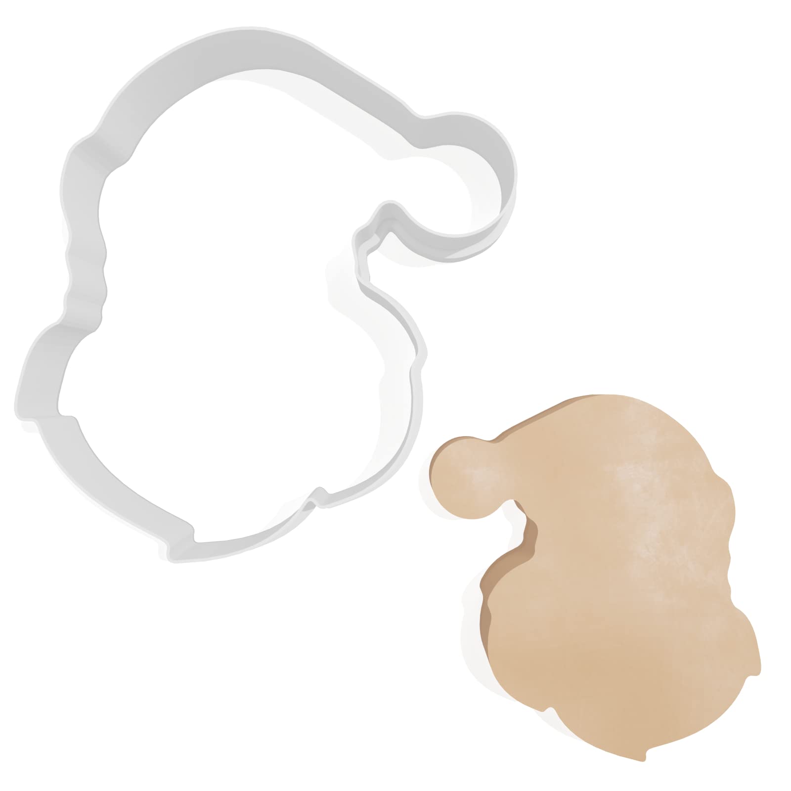 Christmas Santa Head Cookie Cutter - 3 Sizes