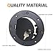 RERPRO Locking Gas Cap Cover Compatible with 1997-2006 Jeep Wrangler TJ Unlimited Sport Rubicon Sahara Exterior Accessories Fuel Filler Door Gas Tank Cap Cover, Black