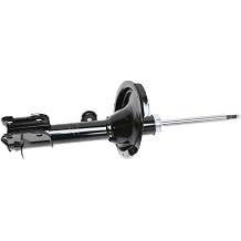 Front Passenger Side Shocks Black Twintube for Hyundai for Santa Fe 2.7L/3.3L 2007-2009 16.19 in. Body Length Non-Adjustable-Damping Type Clearance-Deals U-Bracket Lower Mount Style