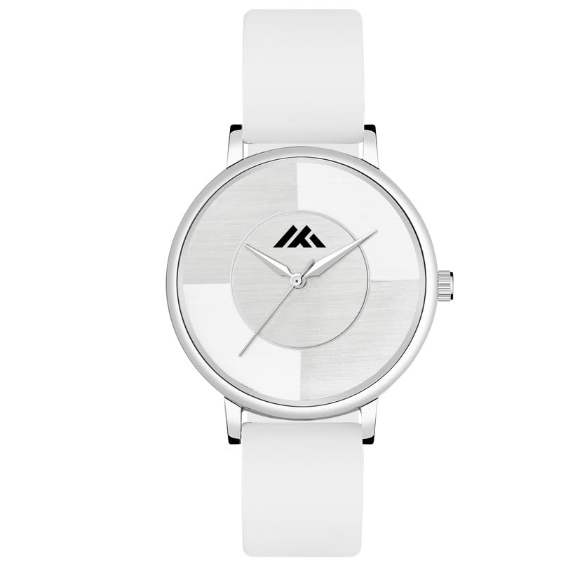 Analog Watches for Women Watches Design with Precious Look |Heavy Band Rubber Attractive Color White Casual Analog Dial Stylish Watch for Regular -143 (B0CK549YNW) Amazon Price History, Amazon Price Tracker