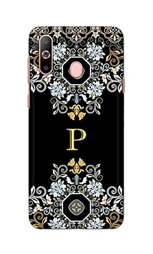 Image of Printed Hard Back Cover Case for Samsung Galaxy A60 | Samsung Galay M40 Back Cover (Alphabet P) -1803