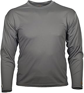 Gamehide ElimiTick Long Sleeve Tech Shirt (Slate Grey, XL)