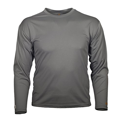 Gamehide ElimiTick Long Sleeve Tech Shirt (Slate Grey, XL)