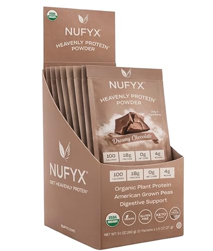 NUFYX® Family Owned Protein Powder, Organic Plant-Based, Made with 100%