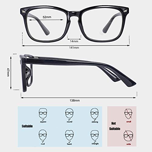 Image of Maxjuli Blue Light Blocking Glasses,Computer Reading /Gaming /TV /Phones Glasses for Women Men 6001
