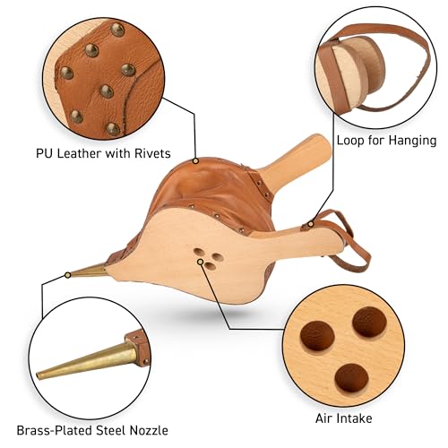 image for Kings County Tools Fireplace Bellows Indoor or Outdoor Fire Pit Tools 