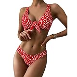 Bikini liso de poliéster y spandex, suave y cómodo, fácil de limpiar y secar
