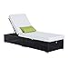 Produktbild Outsunny Polyrattan Gartenliege Sonnenliege Liege Rattan verstellbar