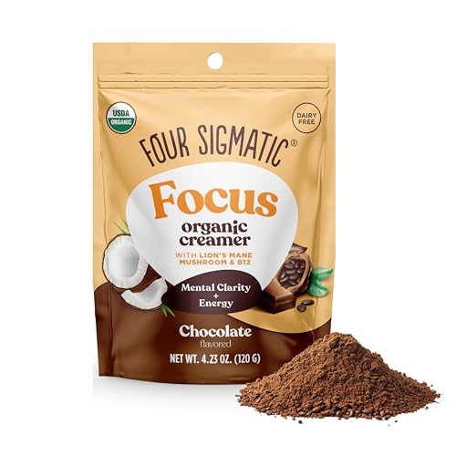 Four Sigmatic Focus Chocolate Coffee Creamer | Organic Non Dairy