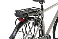 F.lli Schiano E-Moon, E Bike für die Stadt 28 Zoll, 36V 13Ah Abnehmbarer Akku, Motor 250W 40Nm, City Ebike für Herren, Grau – Ansicht 7