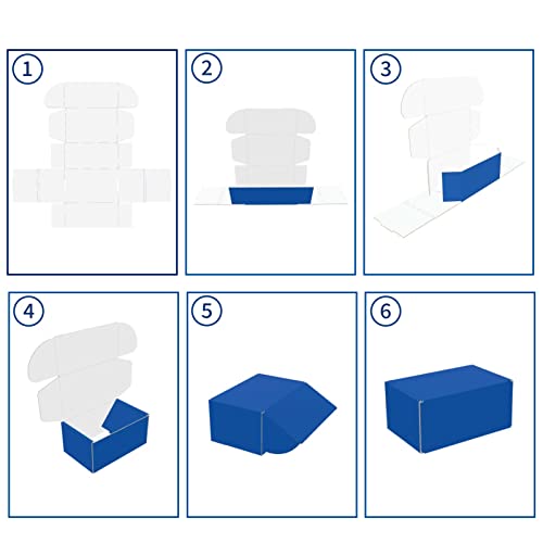 Rempry 12X9X4 Inch Blue Shipping Boxes 20 Pack, Cardboard Corrugated Mailer Gift Wrap Boxes for Packaging Mailing Small Business by Rempry - Image 6