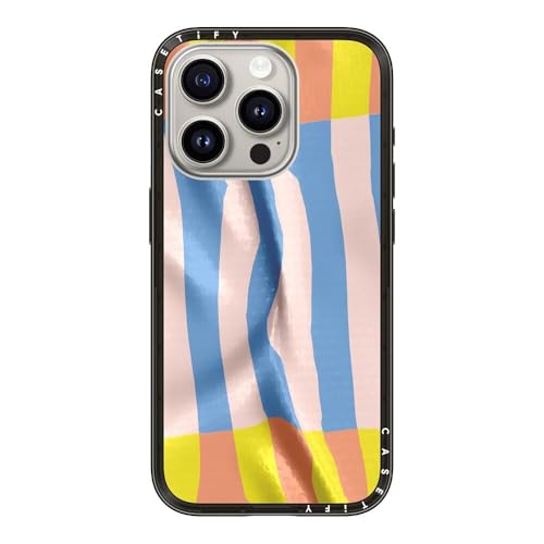 Coque iPhone 15 Pro CASETiFY Compact noire transparente avec MagSafe intégrée