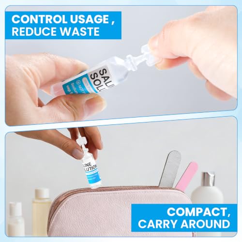 Image of 30 Pack 0.9% Saline Solution, Normal Solution for All Ages, Total 150ml | Sodium Chloride, 5ml Each, Single Use
