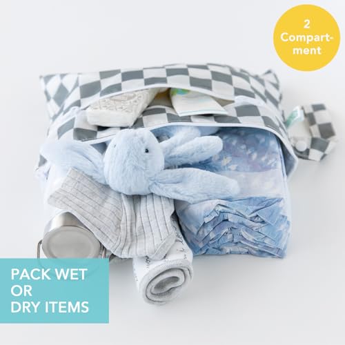 image for Bumkins Waterproof Wet Dry Clutch Bag for Baby, Travel, Swim Suit, Clo